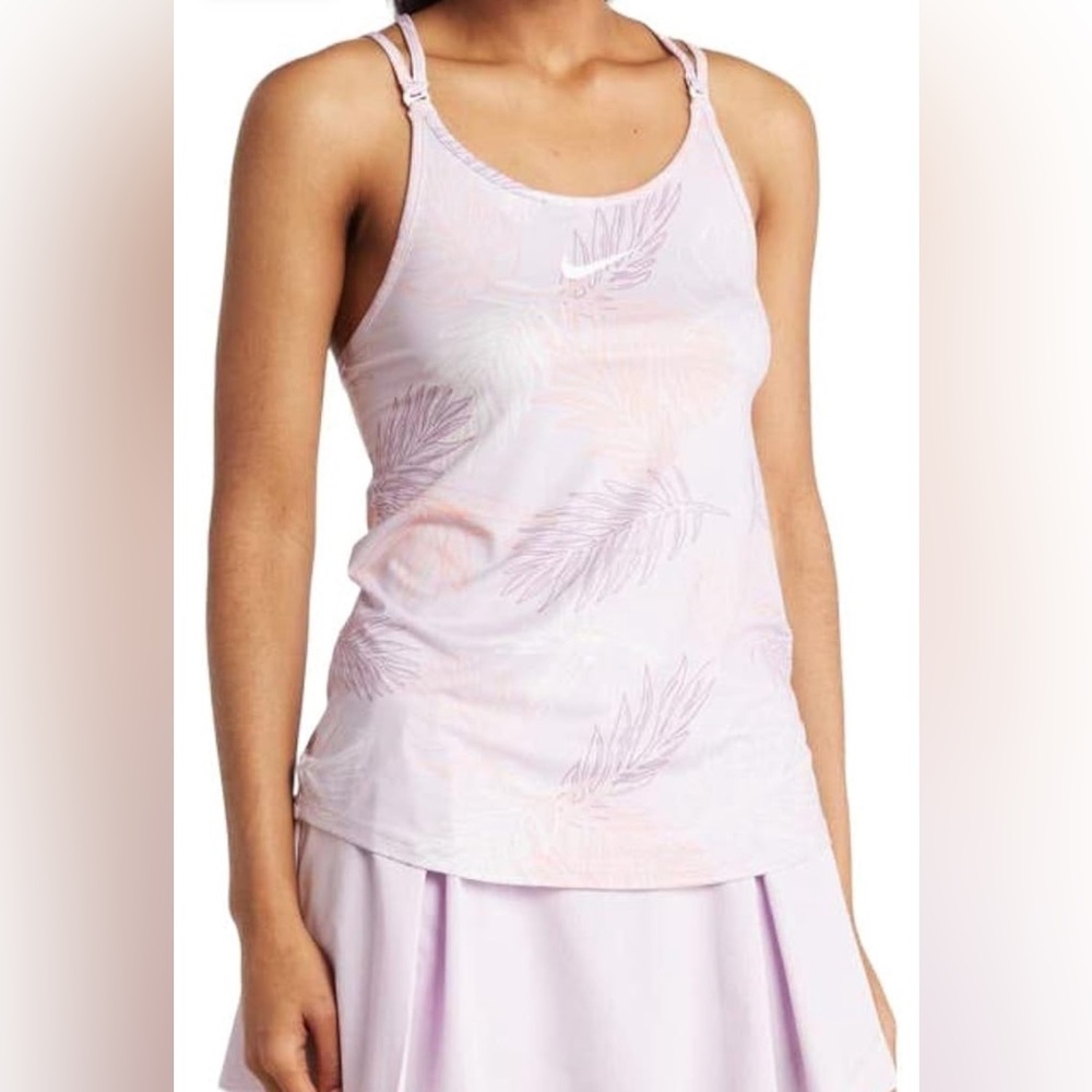 Nike Women's Dri-FIT Slim Fit Strappy Tank Top - Lilac - Size: Medium - BNWT 🔖